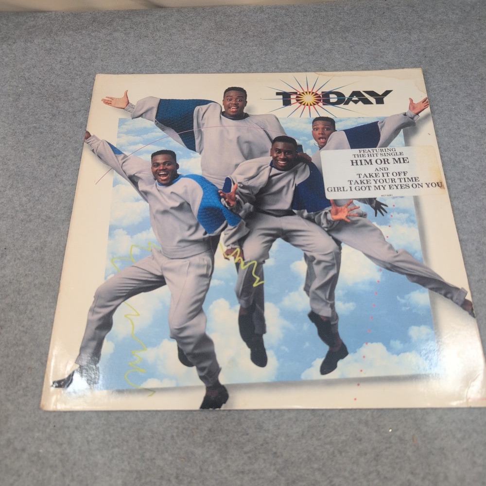 Today Self-Titled Vinyl LP 1988 Motown MOT-6261 Teddy Riley New Jack Swing VG - Picture 1 of 8
